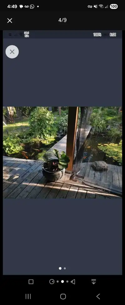The home has 1 acre included and is less than 1/2 km from 15 acres of stream waterfront land that ca...