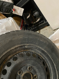 Snow tires 15” with rims , used one season