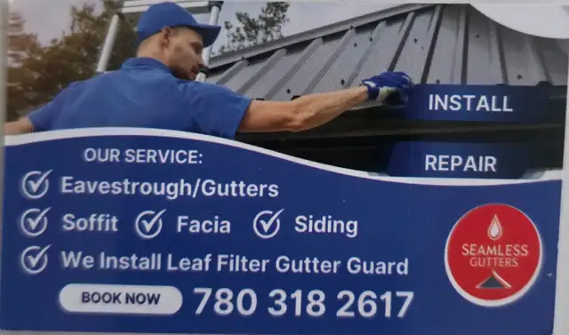Gutter cleaning, repair, replace, new installation535733716973660161