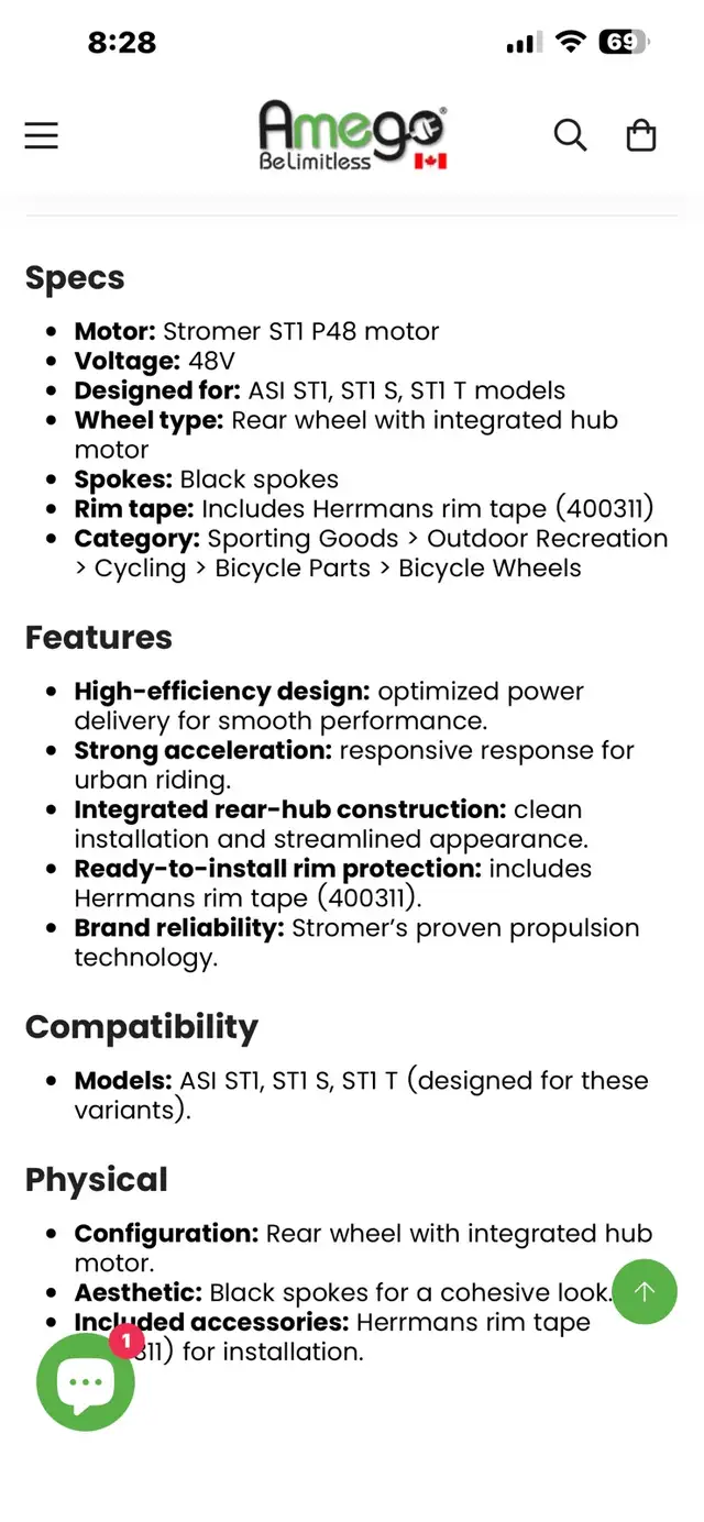 Brand New rear hub motor for Stromer with wheel set in eBike in Mississauga / Peel Region - Image 3