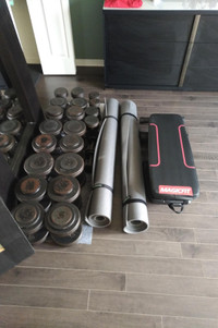 Home gym - Dumbells - Matts - 7 positions/folding bench