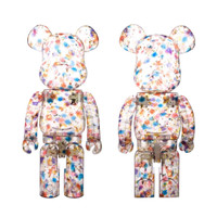 AUTHENTIC 1000% BEARBRICK X ANREALAGE (CLEAR) WITH BOX