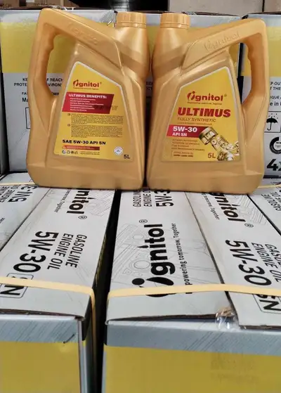 Bulk Oil Sale Oil Types Available Now: 0W-20 5W20 5W30 Each Jug: 5 Liters Each box: 4 Jugs Pricing:...