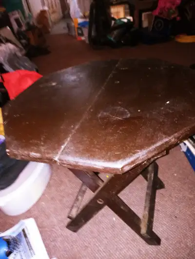 SMALL NIGHT STAND SIZE COLLAPSABLE TABLE, View more