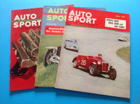 Vintage 1952 1953 Auto Sport Review Magazines Lot of 3