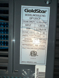 GOLDSTAR & DANBY AIR CONDITIONERS