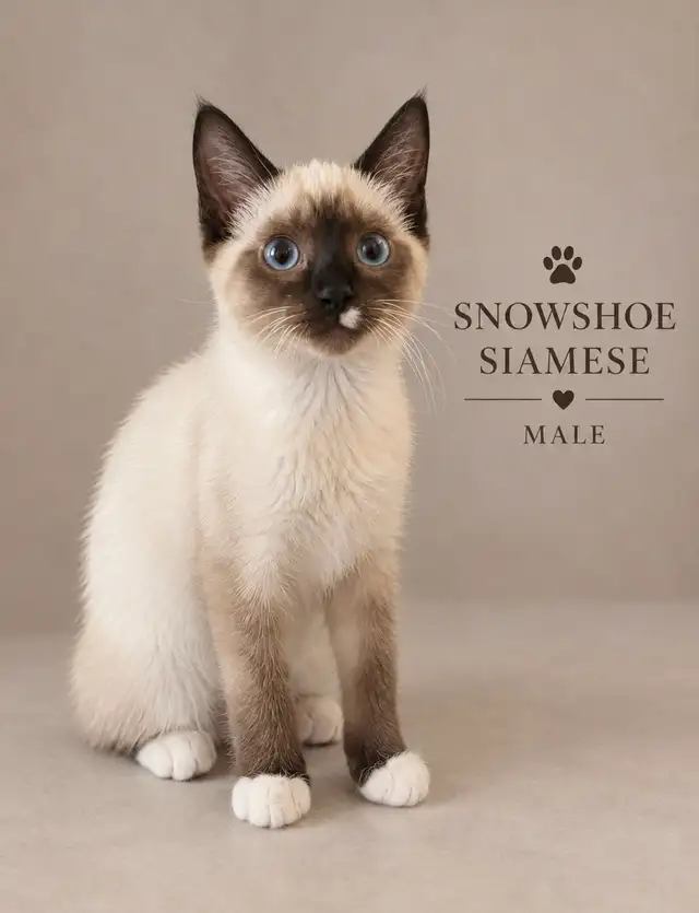 SnowShoe Siamese Mix in Cats & Kittens for Rehoming in Red Deer - Image 2