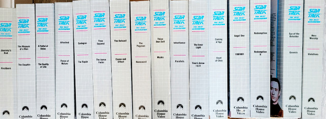 65 + Star Trek The Next generation VHS tape collection - job lot in Arts & Collectibles in Barrie - Image 2