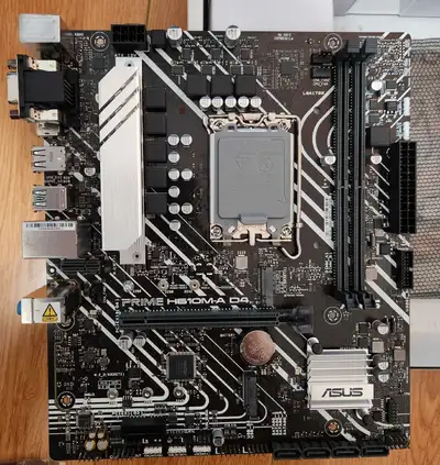 Like new no bent pins as seen, works perfectly fine, Asus prime h610m supports 12th 13th and 14th ge...
