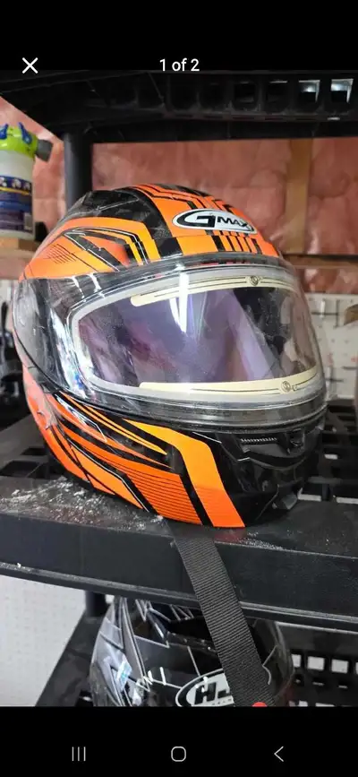 Good condition with heated visor . 1 vent is broken but is replaceable