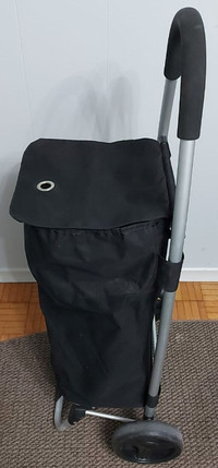 QUALITY FOLDABLE SHOPPING CART (near NEW condition)