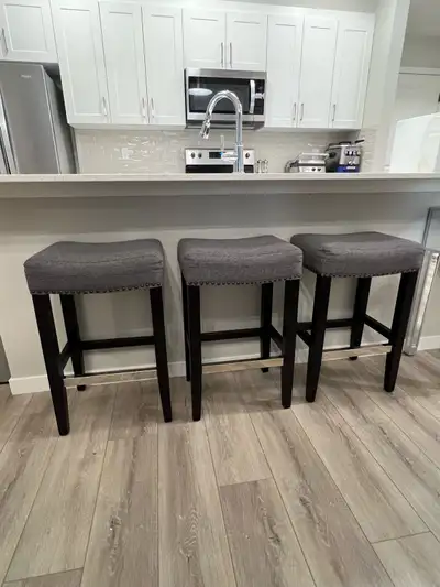 Set of 3 Bar Stools, View more