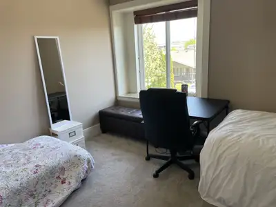 Female only, please. Shared house. Very clean. Private, locked Bedroom. Private Livingroom and Dinin...