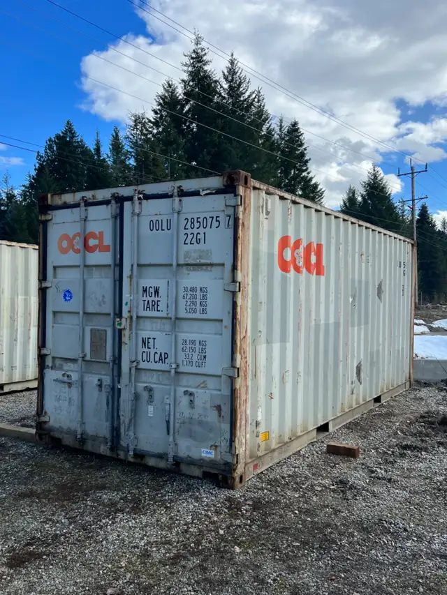 20’ New & Used Shipping Containers | One-Trip & Cargo-Worthy | Outdoor ...