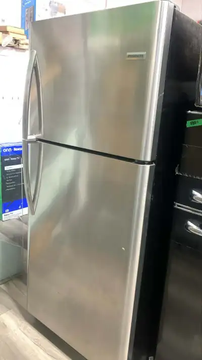 Fridge - 30  Frigidaire 20.4 cu ft - Single Door-SS-Used, View more