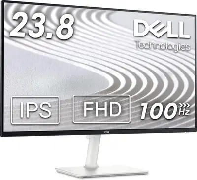 (NEW) Dell (S2425H) 24-inch FHD 100Hz 4ms IPS LED Monitor - Silv, View more