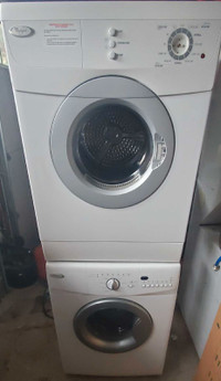 WHIRLPOOL FRONTLOAD 24" WASHER AND DRYER *"&gt;