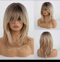 Synthetic hair for Women- long layered wig