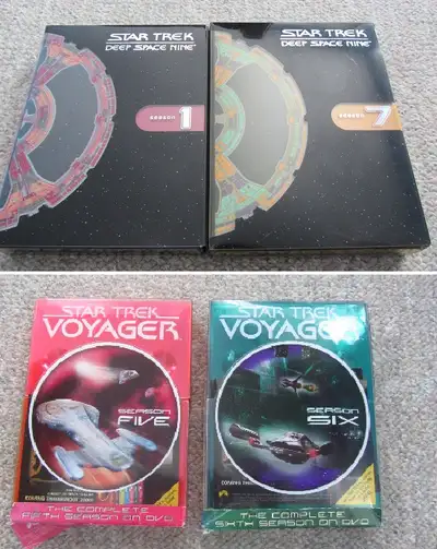 Star Trek DS9 Season 1 & 7 or Voyager Season 5 & 6 on DVD, View more