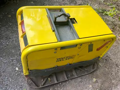 2021 Wacker Neuson DPU110r remote plate compactor. Infrared joystick control. Diesel. Safe hardscapi...