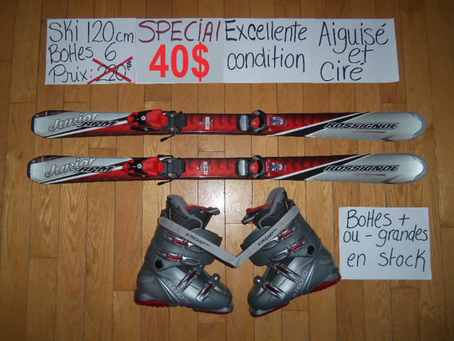Équipements kit de ski alpin 120 124 cm dans Ski  à Granby - Image 2