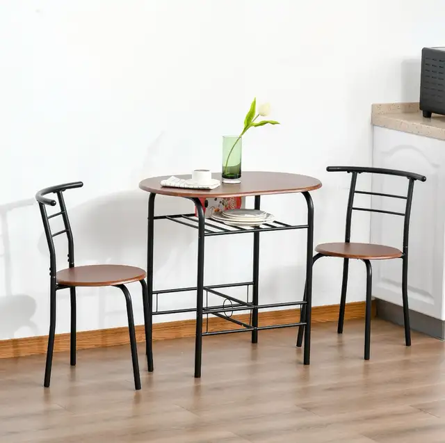 [New in Box] Dining Table Set of 3, Kitchen Table and Chairs in Dining Tables & Sets in Calgary - Image 2
