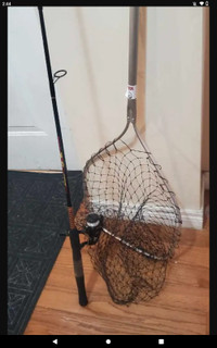 Fishing rod and net - Ugly stick