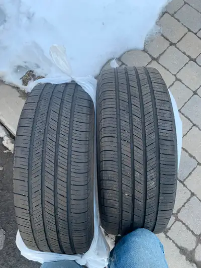 2 pneus d’été Michelin Defender. Peuvent être utilisés pour une autre saison maximum. P205/55R16…don...