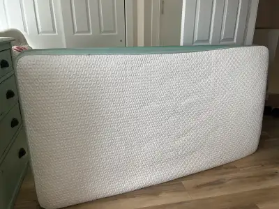 Twin mattress purchased from the Brick two years ago. Only used for about a week by a child. Comes w...
