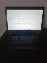 Dell E7470 laptop - i7-6600, 8gb ram, 128gb m.2 SSD, windows 11