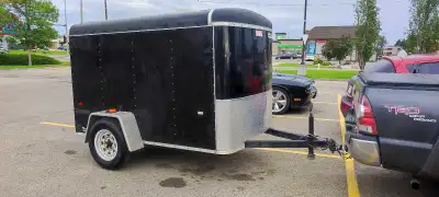 Haulin 5'x8' cargo trailer with ramp, spare tire Great 5'x8' cargo trailer, excellent condition, wel...