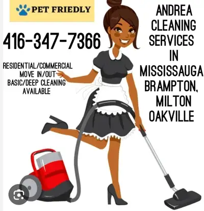 Cleaning Lady Milton 416-347-7366 Mississauga  Oakville.