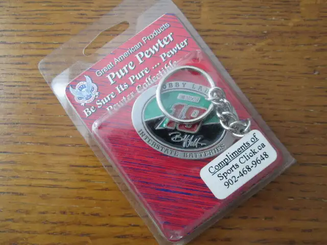 BOBBY LABONTE #18 Keychain sealed NASCAR Racing63240706727299126