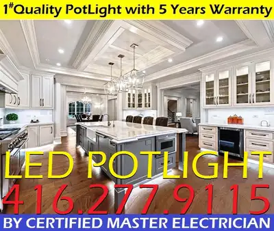 Pot Light Installation $39, View more