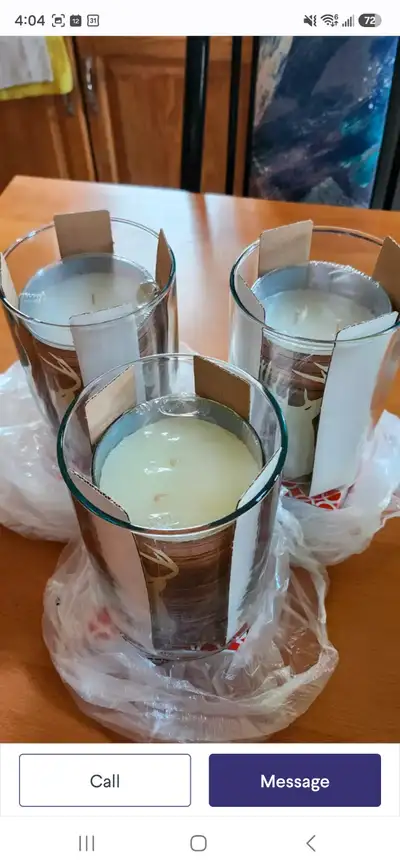Brand NEW Deer glass candles for sale!, View more