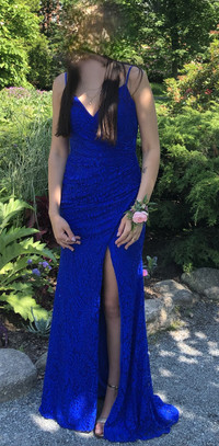 Blue Prom Dress - Size 4