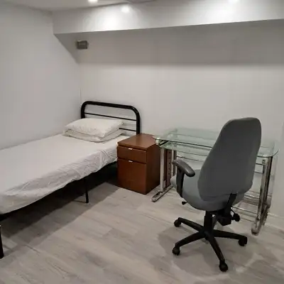 Bachelor male private room with shared kitchen and bathroom on Basement floor for immediate rent. Sh...