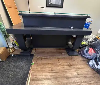 High-End Modern Office Reception Desk /  Front Counter in D Grey, View more