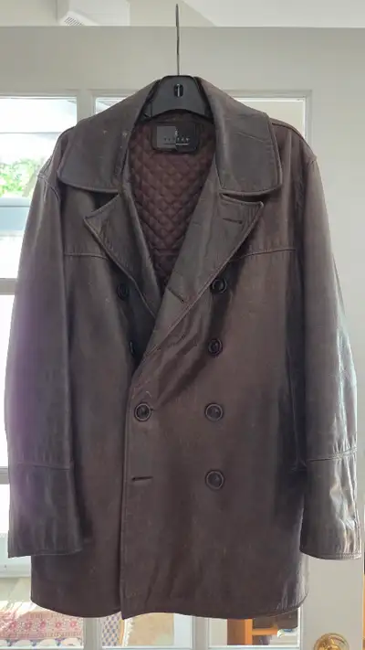 Manteau de cuir homme, View more