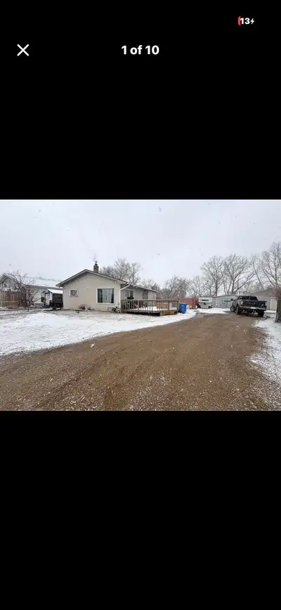 House for sale in midale 2 bedroom 1 bathroom Unfinished basement 1 single car garage on left side D...