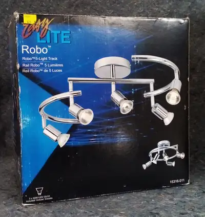 Easy Lite Robo 5-Light Track Ceiling Light ***BRAND NEW IN BOX**, View more
