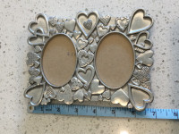 2001 Seagull Pewter Hearts Frame PF-920