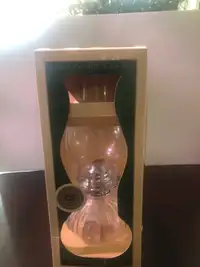 Vintage Glass Oil Lantern NEW. Breast Cancer Fundraiser