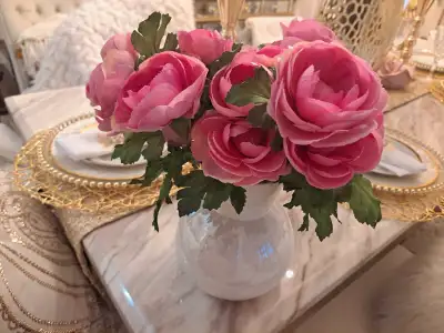 vase with flowers, View more