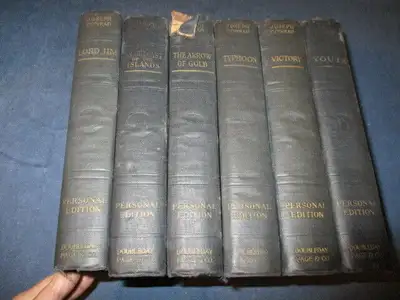 Published by Doubleday, Page & Co., 1925, there are 6 Joseph Conrad novels. These are: THE ARROW OF...