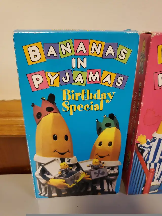 Vintage Kids 4PC Lot VHS BANANAS IN PYJAMAS, TELETUBIES, BARNEY, in CDs, DVDs & Blu-ray in St. Catharines - Image 3