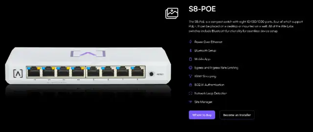 OPEN BOX - Alta Labs Switch and 2 x Access Points 6 in Networking in City of Toronto - Image 7