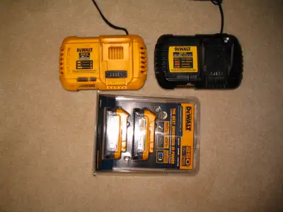 Dewalt Power Stack Batteries and fast chargers, View more