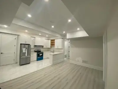 Spacious 2 bedroom, 1 3-piece bathroom basement apartment with separate entrance and high ceilings f...