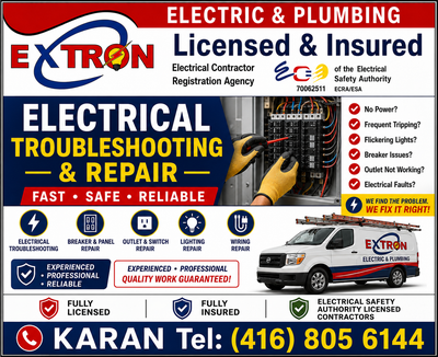 Electrical Troubleshooting & Repair LICENSED ELECTRICIAN KARAN, View more